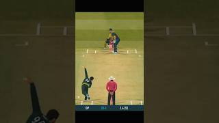 tabraiz shamsi flipper ball wicket Rc 24 #shorts