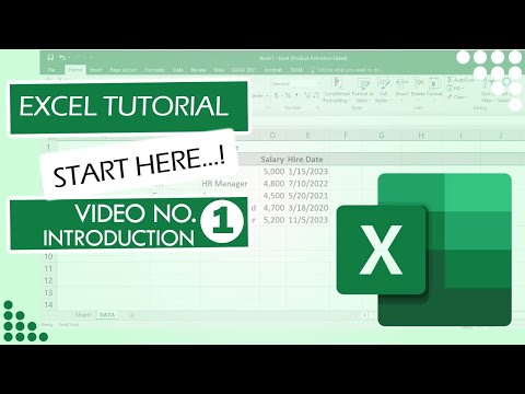 "Microsoft Excel for Beginners | Introduction to Excel Tutorial