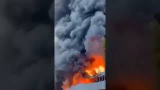 The Russian army struck the repair plant in Chernigov today.#shorts #RussiaUkrainianWar