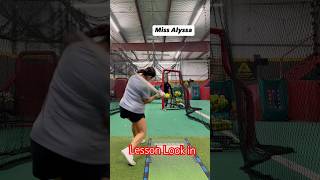 Lesson Look In - small sample size of a session  #lessonlookin #softball #collegebound #hdr