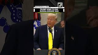 “We’re going to get it stopped,” President Trump vows to end Russia-Ukraine war