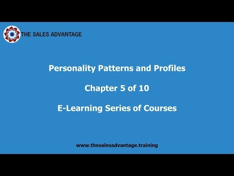 Personality Patterns and Profiles Chapter 005