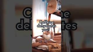 Does Caffeine Dehydrates You? ☕️#shorts #coffee #coffeelover #trueorfalse #facts #trivianerd
