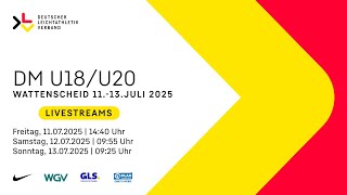 Livestream DM U18/U20 - Samstag
