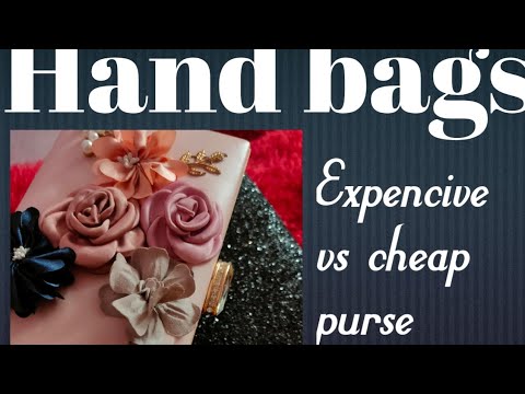 Hand bags cheep vs expencive. #under800rs hand purse 👛 from Flipkart