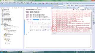 Mini WebProject with JSP Servlet on STS