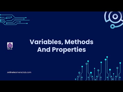 Java Essentials Blueprint - Variables, Methods and Properties - 605