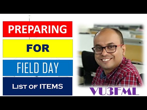 Preparing for my first amateur radio field day !