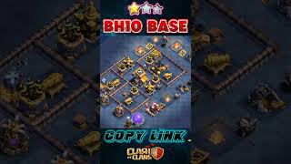 BEST BUILDER HALL 10 BASE ANTI PEKKA AND CANNON #shorts
