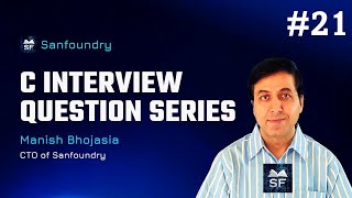 C Interview Question 21 | Sanfoundry