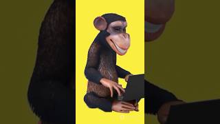 smart monkey go to office #comedyking #facts #comedyreels #motivation #comedytime