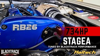 734Hp Stagea Tuned by BlackTrack