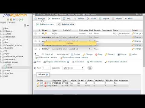 PHP Registration system part 1