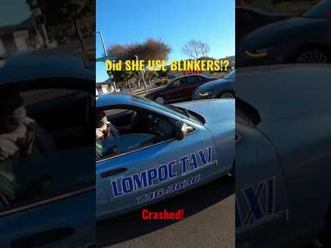 Crashed into TAXI!!!! #fail #crash #surron #bike #bikelife #bikefails #ebike #viral #video #shorts