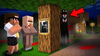 An Unknown Scary Entity Enter the World in Minecraft..