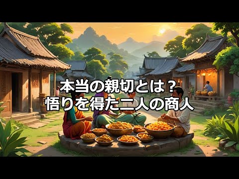 本当の親切とは？　悟りを得た二人の商人