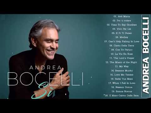 Best Songs Of Andrea Bocelli Playlist - Andrea Bocelli Greatest Hits 2021