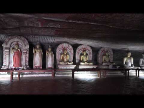 Beautiful Palaces in the World - Golden Temple of Dambulla, Sri Lanka - HD