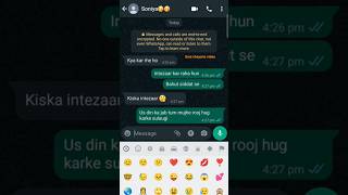 Cute Whatsapp Romantic Chats|Bf Gf Chatting Video|Romantic Chats|Romantic Status|Love Chats#shorts