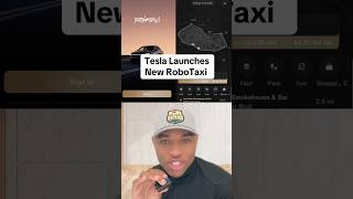 Tesla launches new RoboTaxi’s, you riding? #tesla #robotaxi #shorts #uber