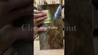 【瘤杢、クラロウォールナット一枚板のオイル塗装！】Burl Figured Claro Walnut Oil Finished. Wooden Tray.