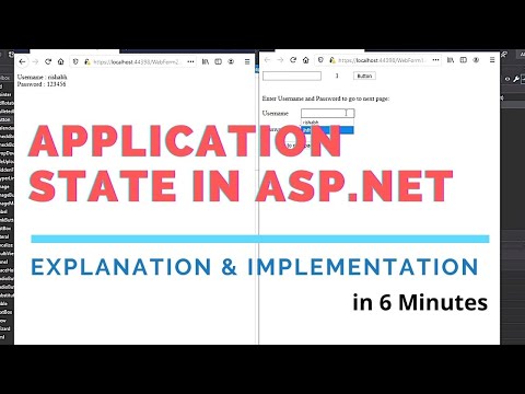 Implementing ApplicationState in ASP.NET | How to implement Application State in ASP.NET? | #ASP.NET