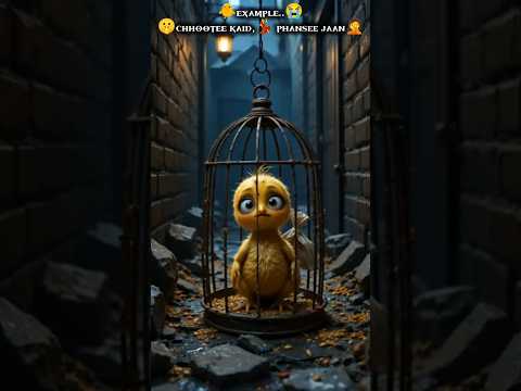 पिंजरा टू फ्रीडम 🐣 | Real Survival, Heart-Touching, Dangerous | #yellow chick