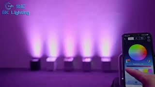 Wireless LED Par Light in Action! 6x18W RGBWA+UV + Remote & DMX Demo