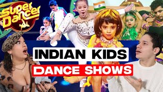 India KIDS Dance shows are MENTAL!! Latinos react to Indian KID DANCE SHOWS for the first time
