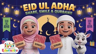 Eid Mubarak Islamic Kids Songs 🕋 | Eid ul Adha 2025 Kids Nasheed Islam Qurbani | Educastle
