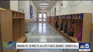 CPS Board of Education meets as budget shortfall looms