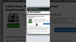 Can Your PC Run That Game? #PCGames #SystemCheck #FreeTools #shorts