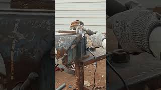 #weldolet cleaning , pencil grinder #pipe fitter