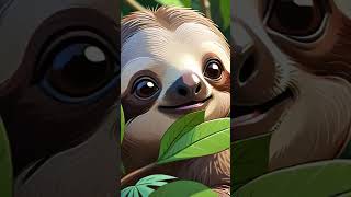 Why Sloths Are Nature’s Slowest Chefs 🦥🍽️ #SlothFacts #WeirdFacts #funnyfacts #amazonrainforest