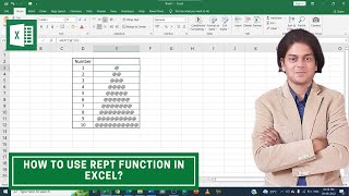 how to use rept function in excel?