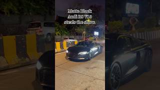 Porsche GT3 Touring meets Audi R8 V10 Mumbai’s Darkest Duo. #AudiR8 #V10 #PorscheGT3Touring #viral