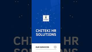 CHITEKI HR SOLUTIONS – Your Trusted Partner for HR Services.