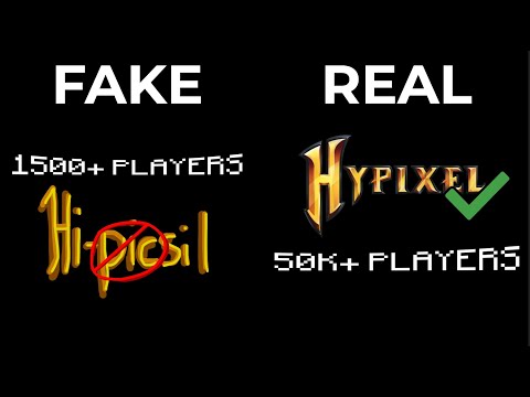 This Minecraft Server is PLAGIARIZING Hypixel!