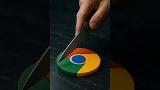 Cutting the Google Chrome Logo – Oddly Satisfying!