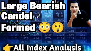 Large Bearish Candel Formed !! All Index Analysis !! Nifty-Bank Nifty !!