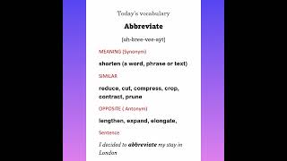 Vocabulary today EP44 #vocabulary #catpreparation #grevocab #gmatverbal #toefl #ielts