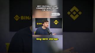 Why Cold Wallet Are Considered More Secure For Crypto #binnance#cryptocurrency#podcast#crypcurrencey