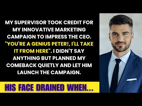 “My Supervisor Took Credit for My Innovative Marketing Campaign, So I Let Him Launch It… Without