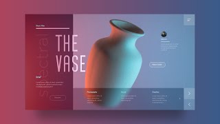 Website UI Design | Modern Website Designing In Adobe XD | UI/UX Design