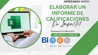 ¿Te gustaría crear un Informe 🌟 de calificaciones de alto Impacto en #Excel 📊📈?