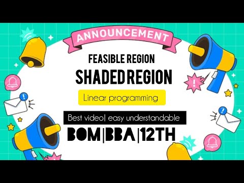 linear programming|shaded region |bcom|bba|12th |mathematics|best video|easy understandable #youtube