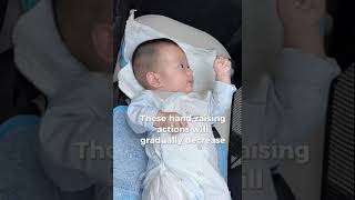 Why newborn often raise their hand?  #newborn #baby #care #knowledge #babygrowth