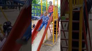 Ahmad n Ali fun in hathipark!#paryagrajkahathipark,#slidejhoola,#short,#trending,