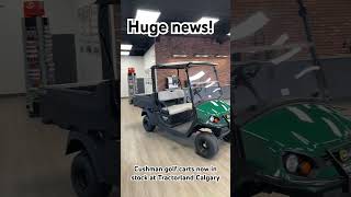 Cushman Golf Carts now available at Tractorland Calgary. What do you think? #cushman #golfcarts