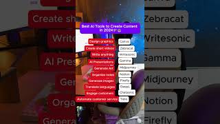 Best Al tools to create content in 2024 #aitools #aitool #zebracat #zebracatai #ai #ideas #content